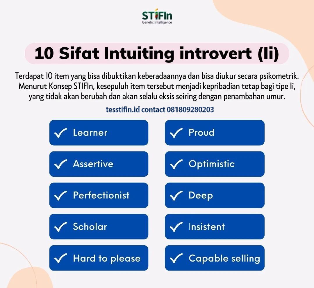Tes STIFIn Intuting introvert 081809280203
