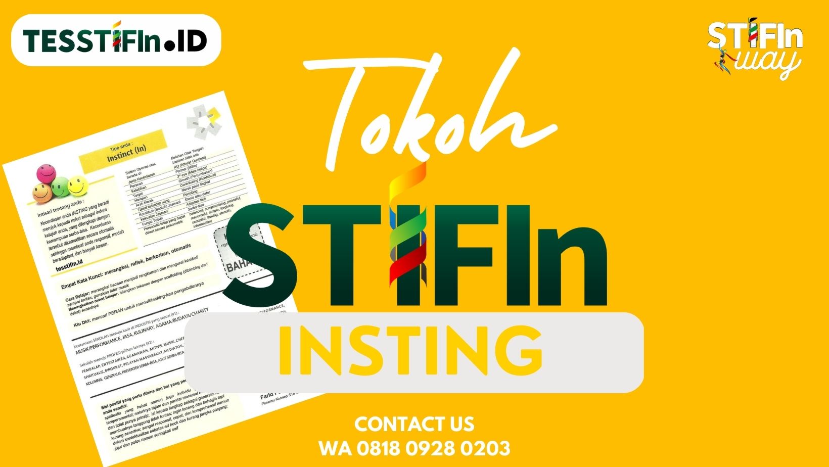 Tokoh STIFIn Insting In- tesstifin.id 081809280203